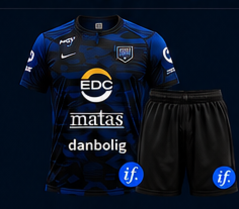 Professionelt klubtøj med sponsorsynlighed